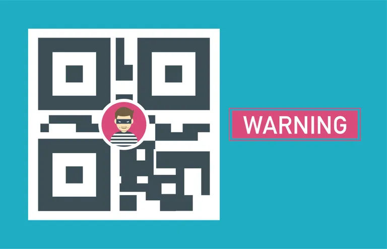 Fraud through QR Code scanning